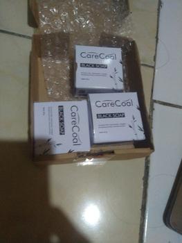 Product Review of Termurah Sabun CARECOAL BLACK SOAP Sabun Mandi Untuk Mengatasi Kulit Gatal dan Mencerahkan Kulit Perawatan Tubuh from Tokopedia customer review 0
