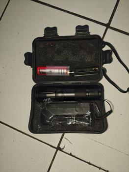 Product Review of Senter Super Terang Waterproof LED Rechargeable Baterai Tactical Anti Air Lampu SWAT Zoom Murah Free Charger from Tokopedia customer review 1
