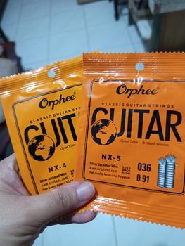 Product Review of Senar Orphee Satuan Untuk Gitar Klasik Nylon no 1 sd 6 from Tokopedia customer review 0