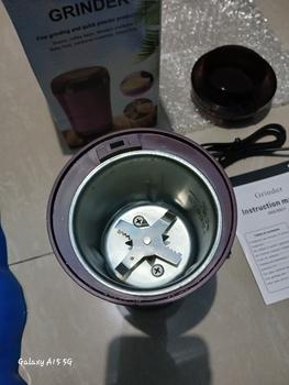 Product Review of Mesin Blender Chopper Bubuk Pengiling Kopi Cabe Beras Kacang Biji Portable Multifungsi Stainless Dengan Kabel Listrik OLL-W8801 Penggiling from Tokopedia customer review 1