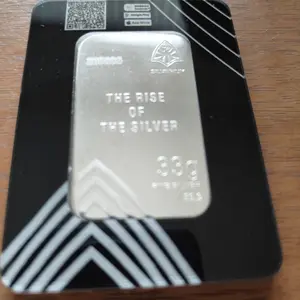 Perak Batangan Silverium Gramasi 33 Gram s/d 250 Gram Asli Silver 99,9 gram