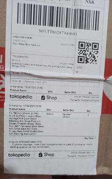 Product Review of For TECNO SPARK 20 PRO PLUS 20 PRO+ - Hybrid Glass Hydrogel Full Cover Depan Belakang Anti Gores Premium Screen Protector Glossy Glass Pro - NOT Tempered Glass Matte Anti Gores Kaca Anti Crack Privacy Easy Install Gorilla Glass Anti Static hg-clear-carbon from Tokopedia customer review 0