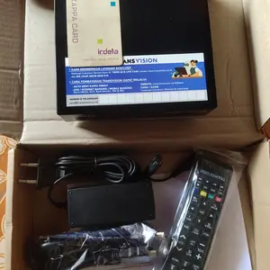 Transvision Set Top Box Receiver TV Full HD BONUS CHANNEL 18 / 24 bulan