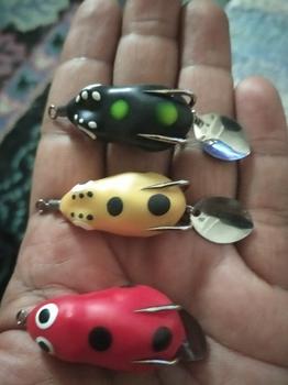 Product Review of Lure Soft Frog Mini umpan pancing Ukuran 3cm Berat 5grm Untuk Mancing Casting Ikan Gabus from Tokopedia customer review 0