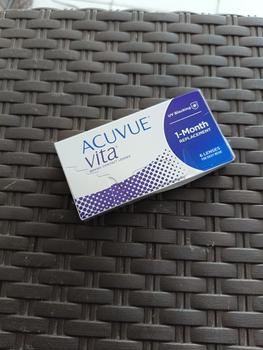 Product Review of ACUVUE VITA MONTHLY CONTACT LENS SOFTLENS SOFTLEN LENSA KONTAK BULANAN 1 BOX ISI 6 PCS from Tokopedia customer review 0