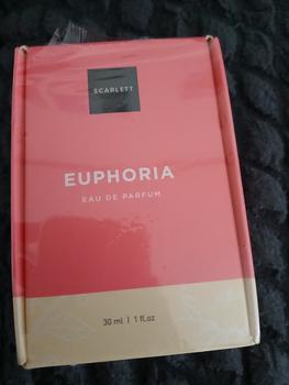 Product Review of Scarlett Whitening Euphoria Eau De Parfum 30ml BPOM Original Perfume Wangi Wanita Violet - Pear, Pear - Mewah, Orange from Tokopedia customer review 1