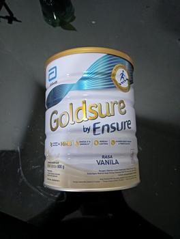 Product Review of GOLDSURE BY ENSURE Dewasa VANILA 800 gram/GOLD SURE/800GR/dulu 900gr from Tokopedia customer review 0