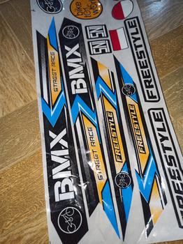 Product Review of Stiker tempel murah tulisan BMX FREESTYLE merah biru sepeda harga per lembar from Tokopedia customer review 0