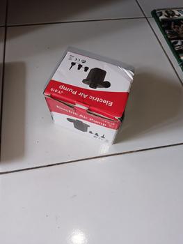 Product Review of Pompa Elektrik Kasur Mobil/Vacum Bag/Kolam Renang/Gym Ball/Dll - Portable dan Mudah Dibawa from Tokopedia customer review 0