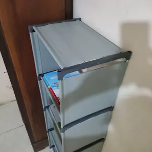 Rak buku serbaguna lemari multi fungsi lemari buku rak sepatu rak baju rak portable