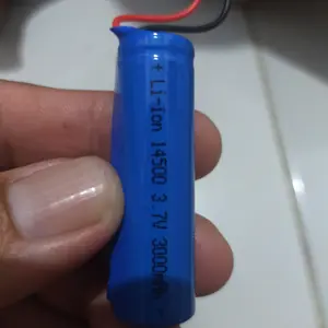 Paket Kabel USB / Kabel Casan + Baterai RC 14500 3000mAh 3,7V Soket Hitam