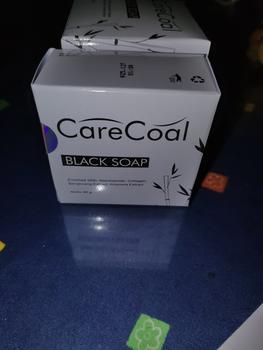 Product Review of Termurah Sabun CARECOAL BLACK SOAP Sabun Mandi Untuk Mengatasi Kulit Gatal dan Mencerahkan Kulit Perawatan Tubuh from Tokopedia customer review 0