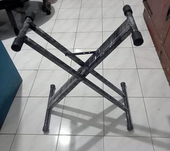 Product Review of Stand Keyboard X Silang Kuat Kokoh Besi Berkualitas QX-01 from Tokopedia customer review 1