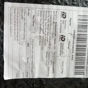 ST Pelindung Kompor Anti Minyak Oil Splash Guard Screens Aluminium Foi