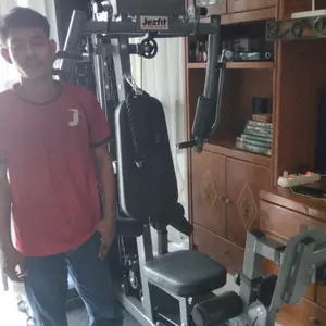 Jezfit Karpet Gym Fitness Rubber Alas Karpet alat olahraga Anti Slip Tahan Air