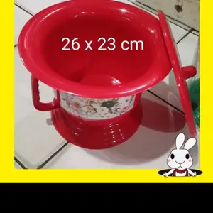 tempolong pispot plastik dengan tutup