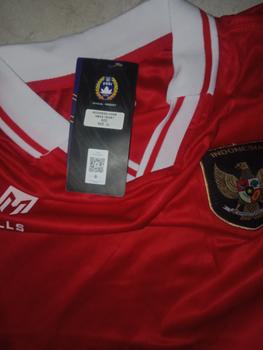 Product Review of JERSEY BAJU BOLA TIMNAS INDONESIA HOME GRADE ORI from Tokopedia customer review 0