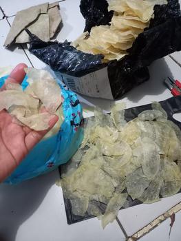 Product Review of opak singkong / lenteng isi 100 / lenteng murni / ceriping from Tokopedia customer review 0
