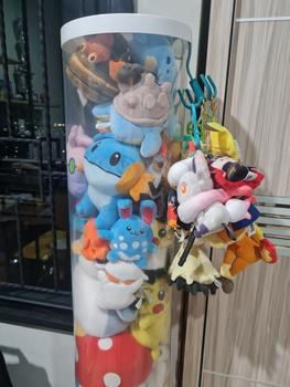 Product Review of [COD] Tidy Tribe Hadiah Doll Storage Bucket Gaya Ritsleting Transparan Tabung Storage Boneka Dengan Penutup 90/120/150CM Penyelenggara Berkapasitas Besar Dudukan Doneka from Tokopedia customer review 0