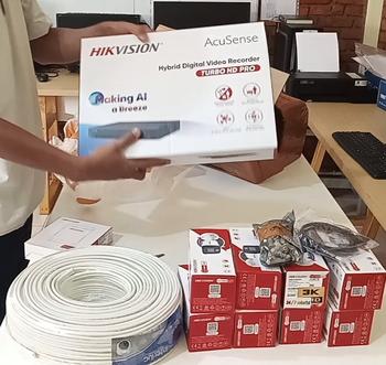 Product Review of PAKET CCTV HIKVISION COLORVU 5MP 8 CHANNEL 8 CAMERA TURBO HD COLORFULL from Tokopedia customer review 0