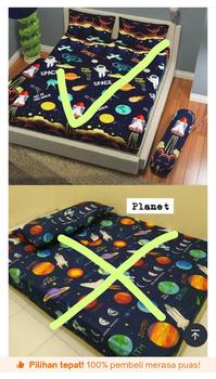 Product Review of SPREI DISPERSE MOTIF PLANET ASTRONOT HIGH QUALITY from Tokopedia customer review 0