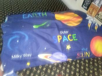 Product Review of SPREI DISPERSE MOTIF PLANET ASTRONOT HIGH QUALITY from Tokopedia customer review 1