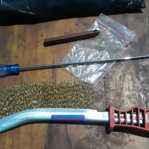 (PROMO) SIKAT KAWAT BAJA KUNINGAN LENGKUNG GAGANG PLASTIK MURAH