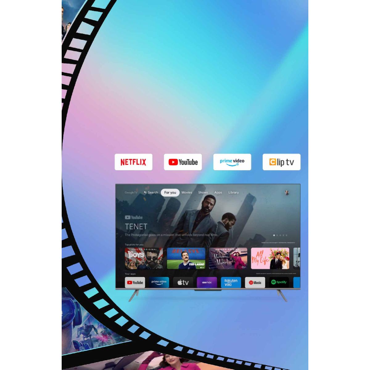 Product Introduction of [Google TV]COOCAA 55 inch QLED-4K-Netflix/Youtube-Dolby-55Y72 PRO 1