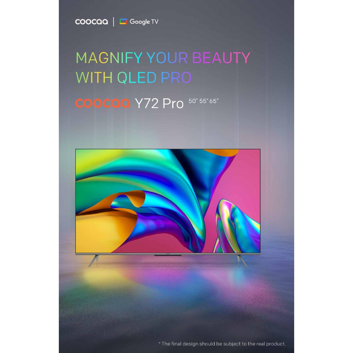 Product Introduction of [Google TV]COOCAA 55 inch QLED-4K-Netflix/Youtube-Dolby-55Y72 PRO 2