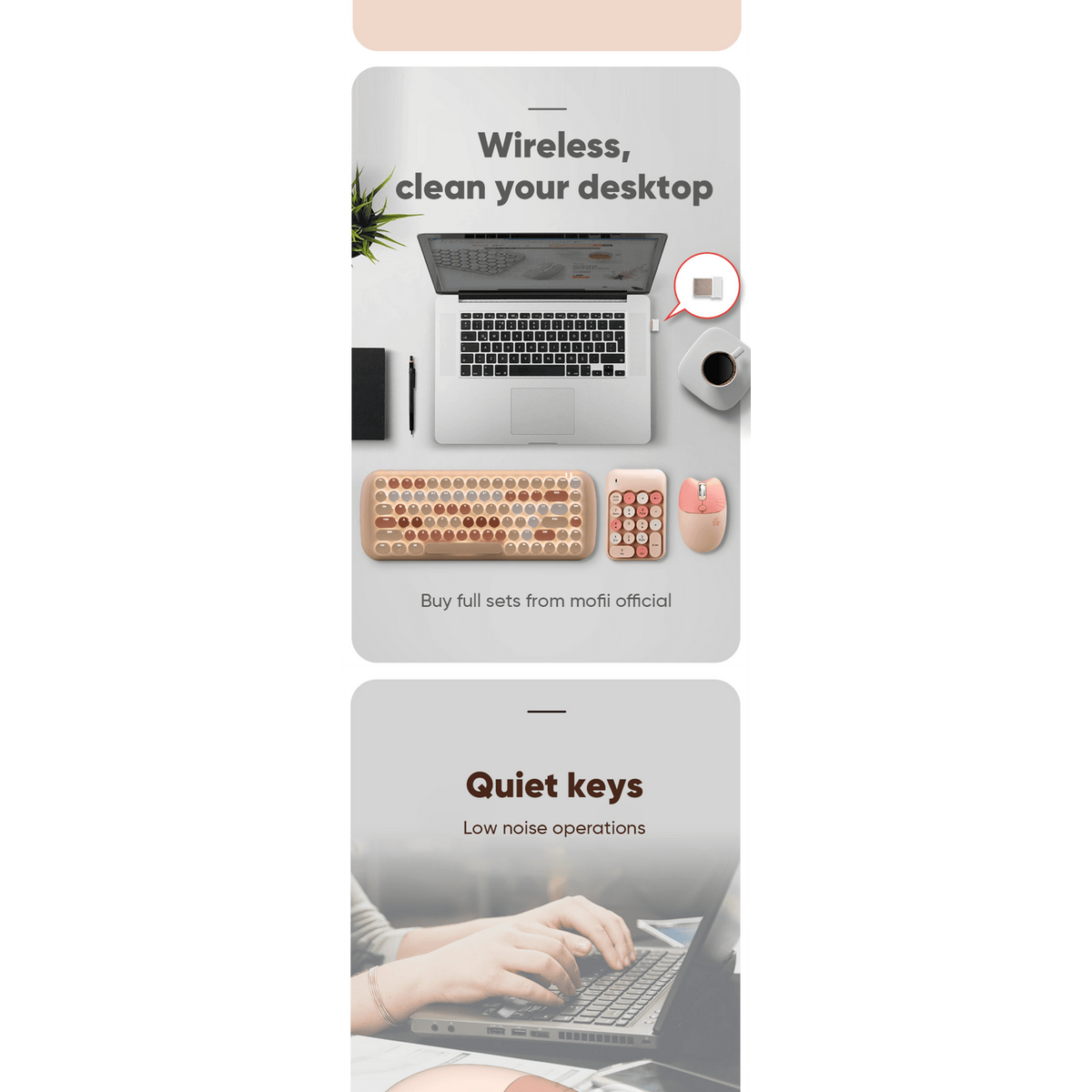 Product Introduction of MOFii Mouse Wireless 2.4G Cat Ear Design M3 2