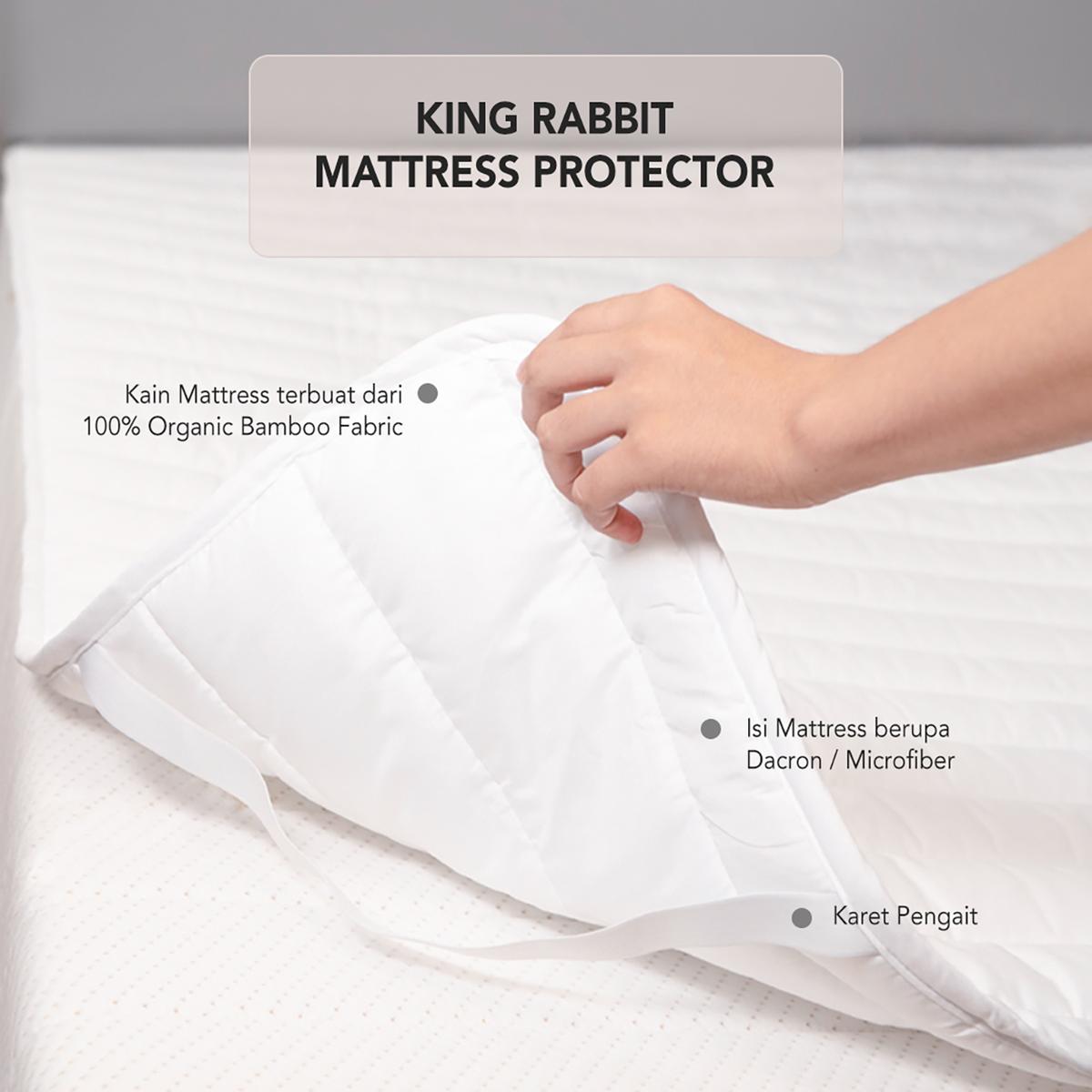 Product Introduction of King Rabbit Premium Matress Protector / Pelindung Kasur uk. 160X200 cm 0