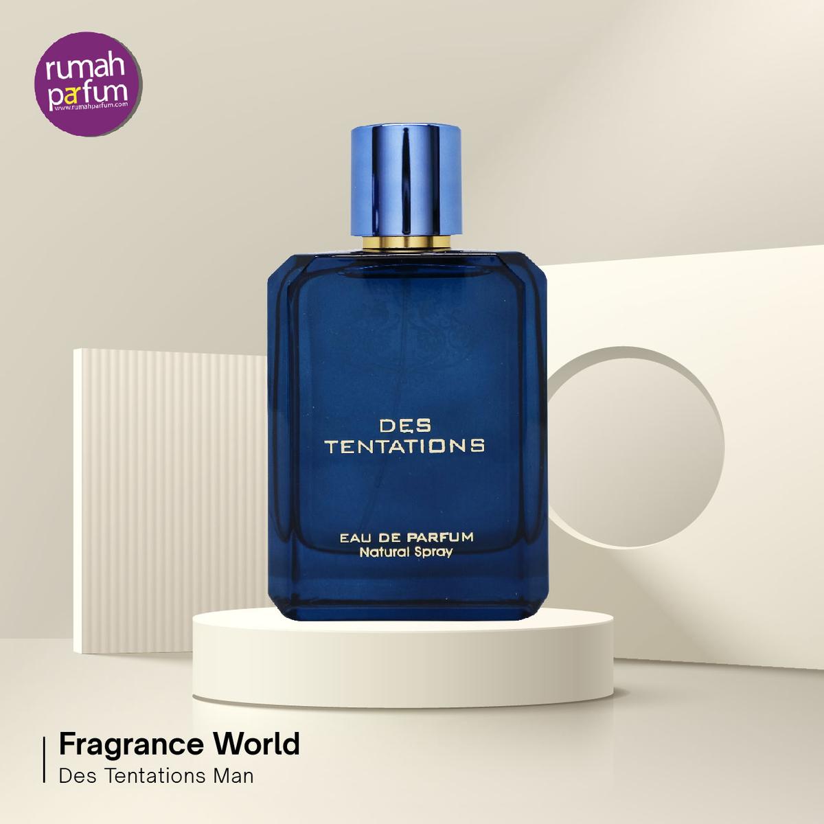 Product Introduction of Parfum Fragrance World Des Tentations Man 100 ML 1