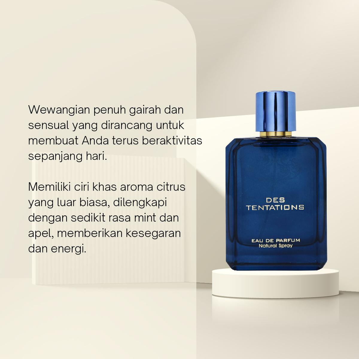 Product Introduction of Parfum Fragrance World Des Tentations Man 100 ML 3
