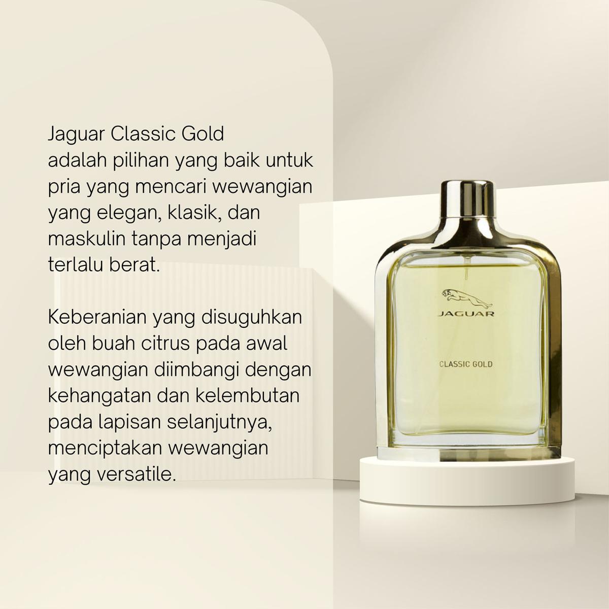 Product Introduction of Jaguar Parfum Original Classic Gold Man 3