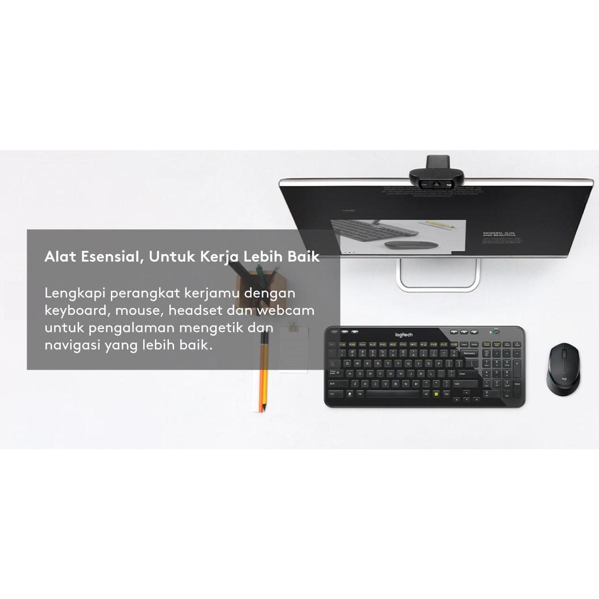 Logitech M331 Mouse Wireless Silent Click - Black