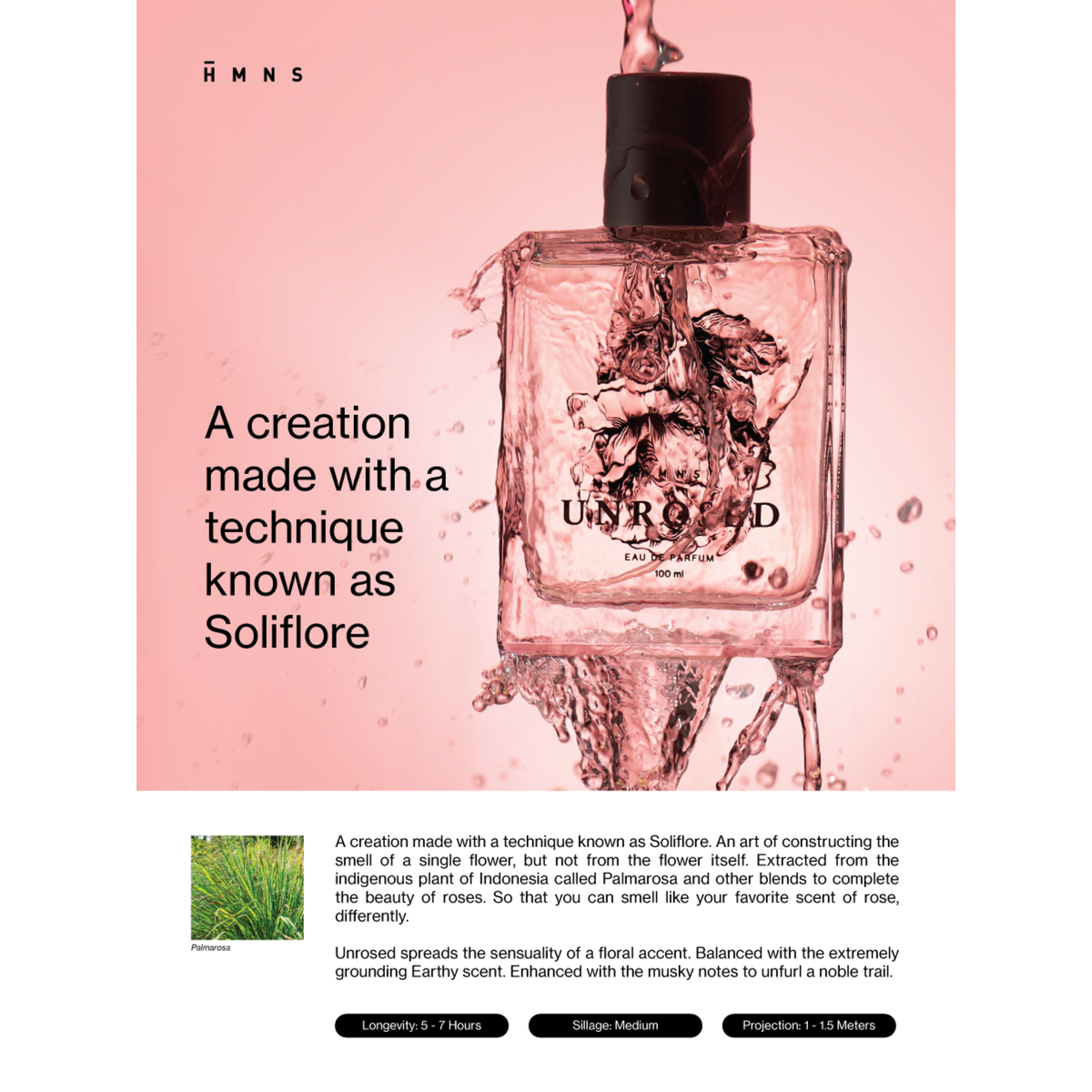 HMNS Perfume - Unrosed 100ML