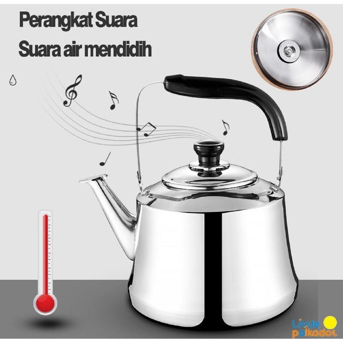 Product Introduction of Teko Stainless Steel Ceret Air Panas Ceret Bunyi Siul - Royalstar 2