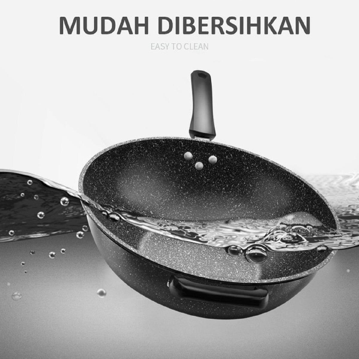 Product Introduction of Royalstar Rex Daily Wokpan 30cm + LID - Panci Wajan Penggorengan 3