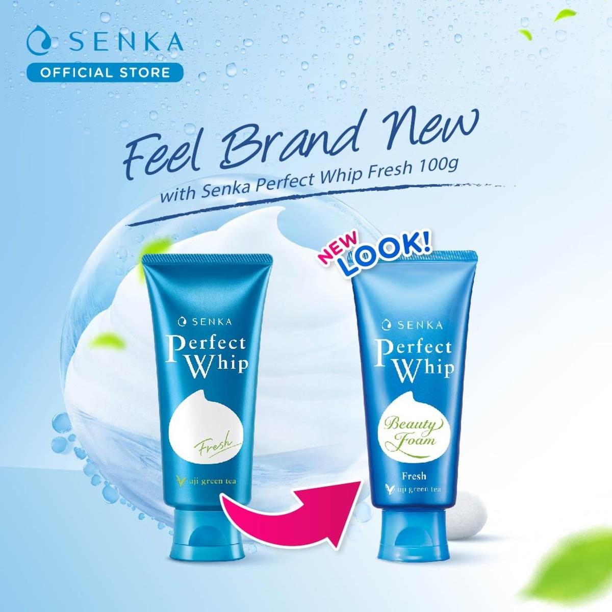 Product Introduction of SENKA [Twinpack] Perfect Whip Fresh - Anti Shine Facial Foam 100 gr 0