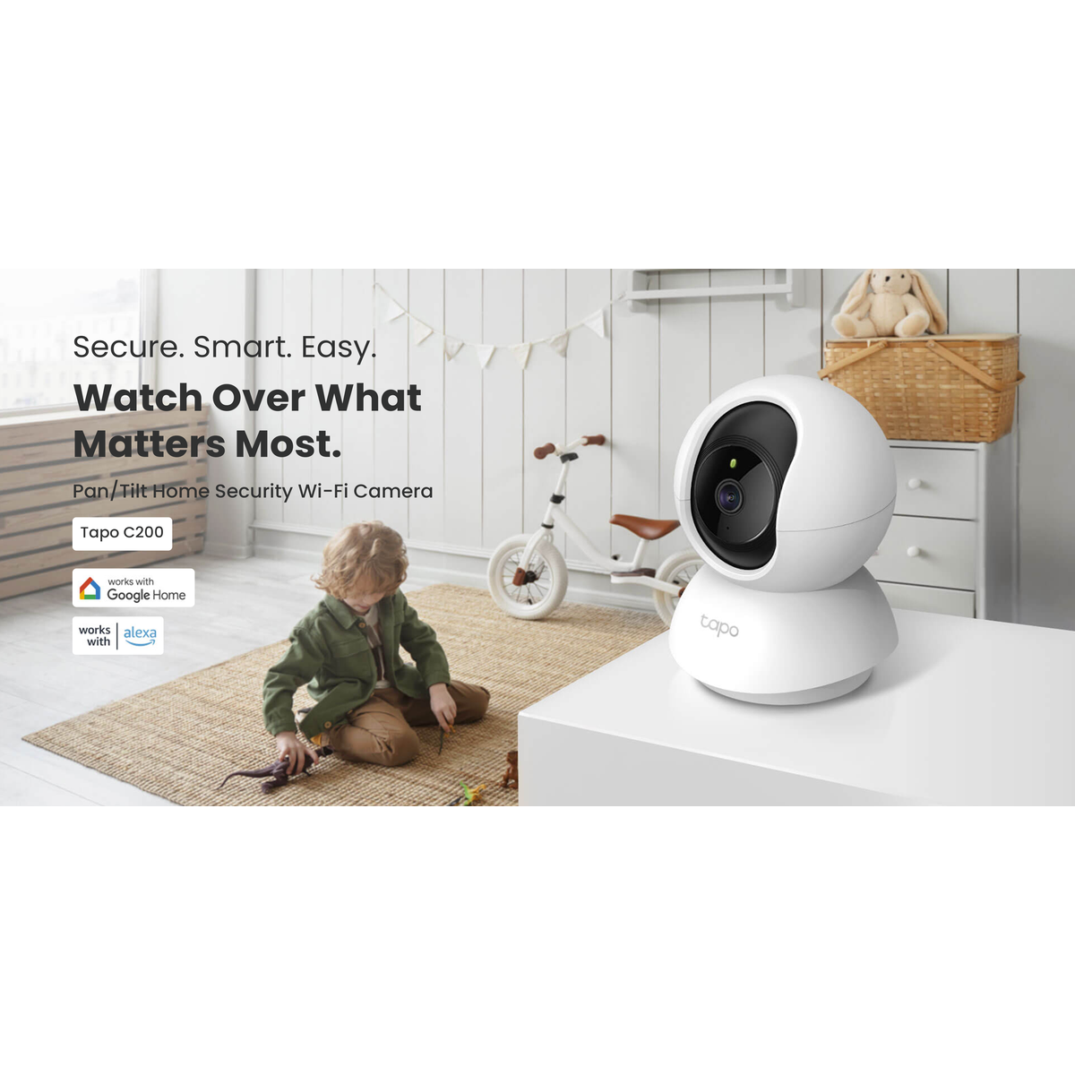 Product Introduction of TP-LINK Tapo C200 Wi-Fi CCTV Camera/IP Cam Pan/Tilt 360° kamera 0