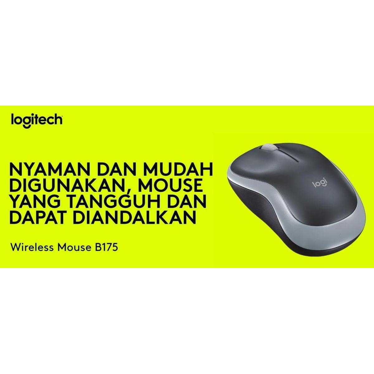 [FS] Logitech B175 Mouse Wireless untuk Windows, Mac, Linux dan ChromeOS