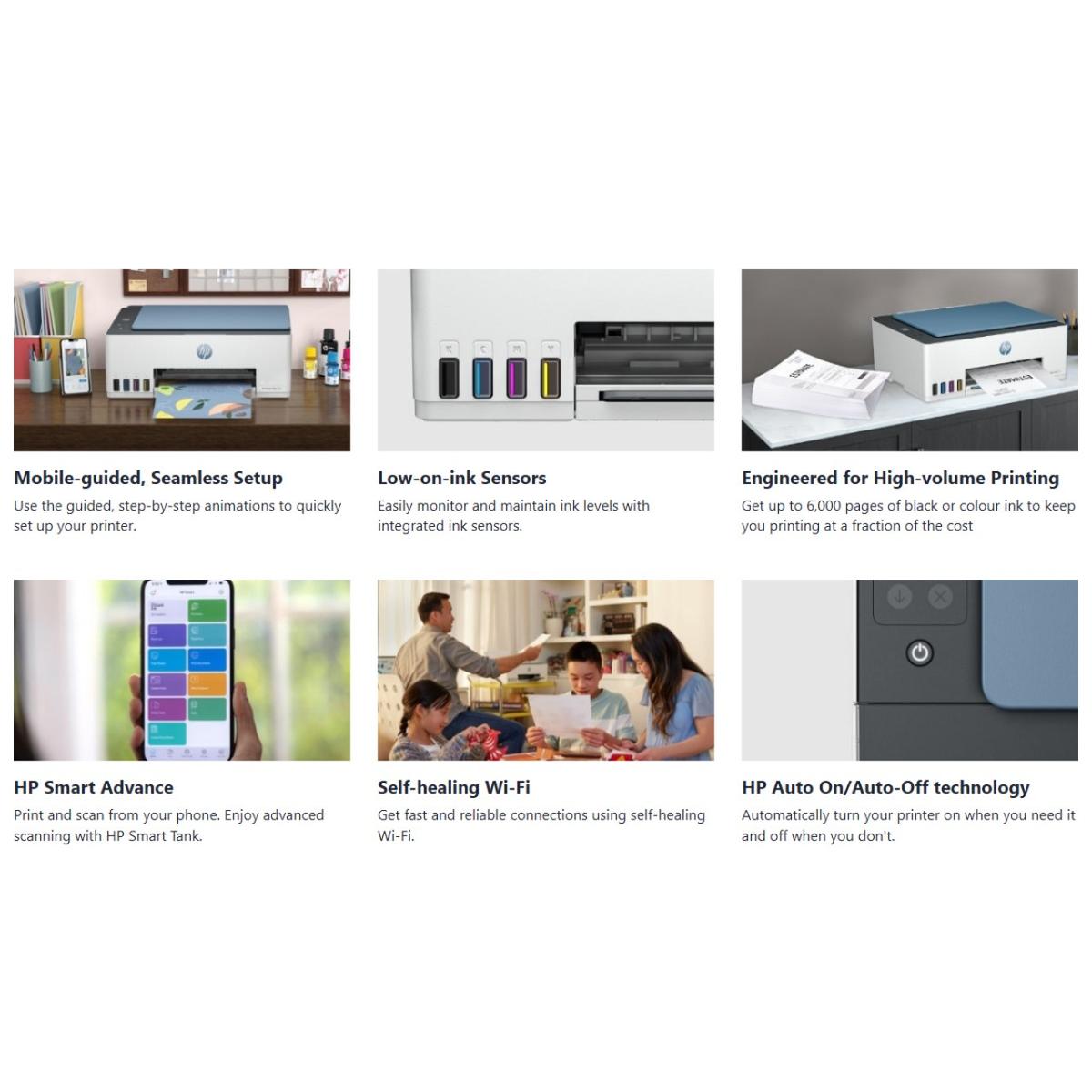Printer HP Smart Ink Tank 585 580 AIO Print Scan Copy