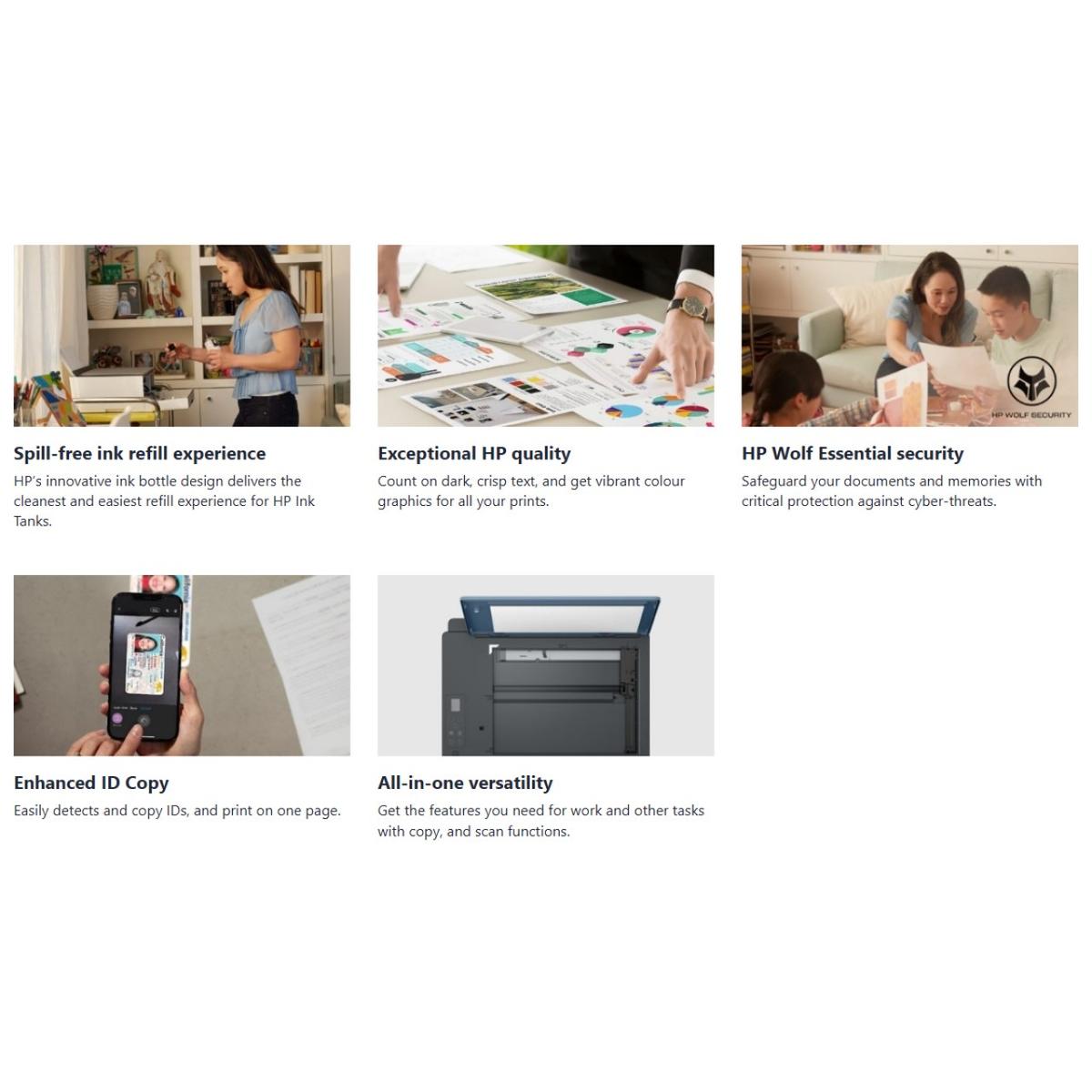 Printer HP Smart Ink Tank 585 580 AIO Print Scan Copy