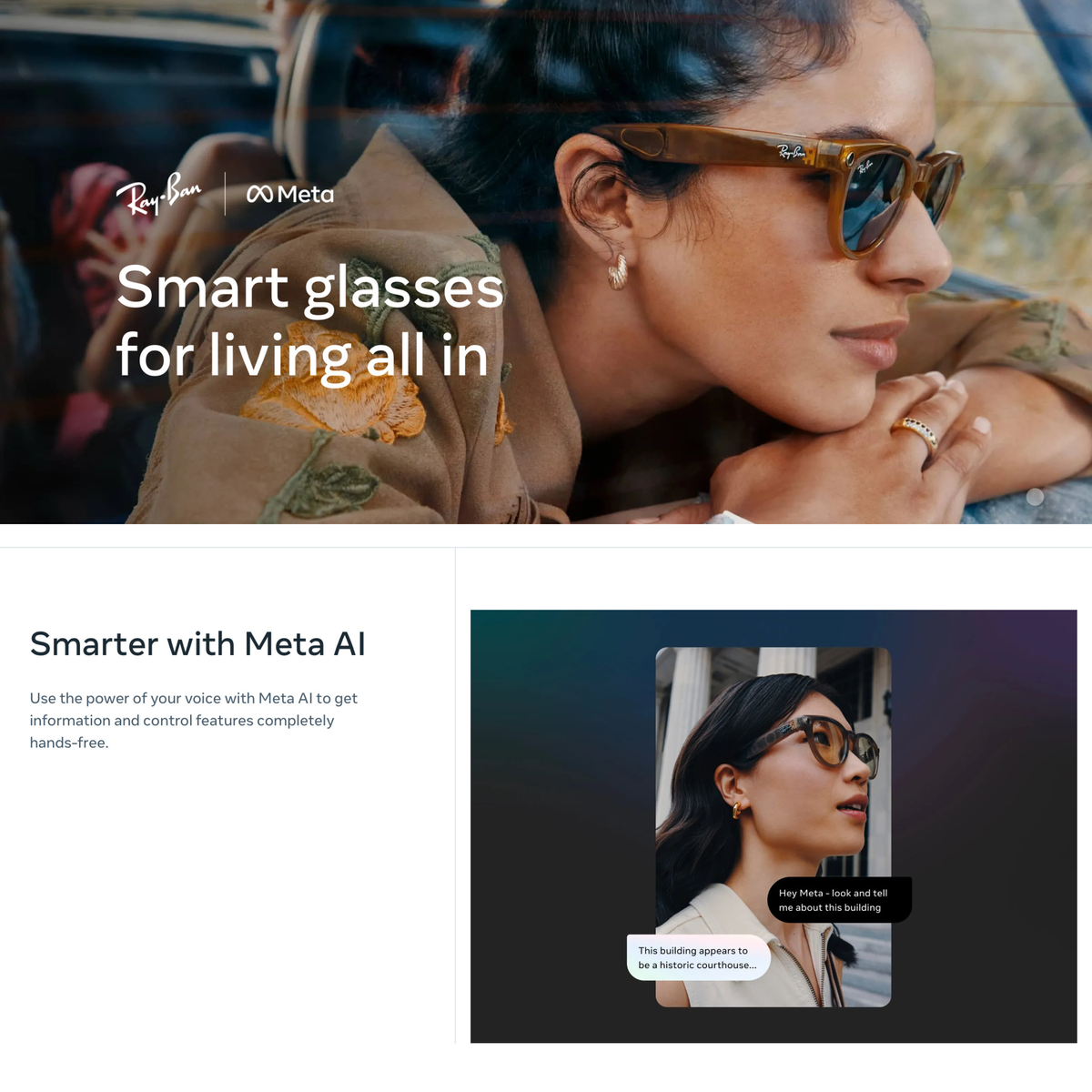 Product Introduction of Kacamata Pintar Ray-ban Meta Smart Glasses RayBan Skyler Eyewear 0