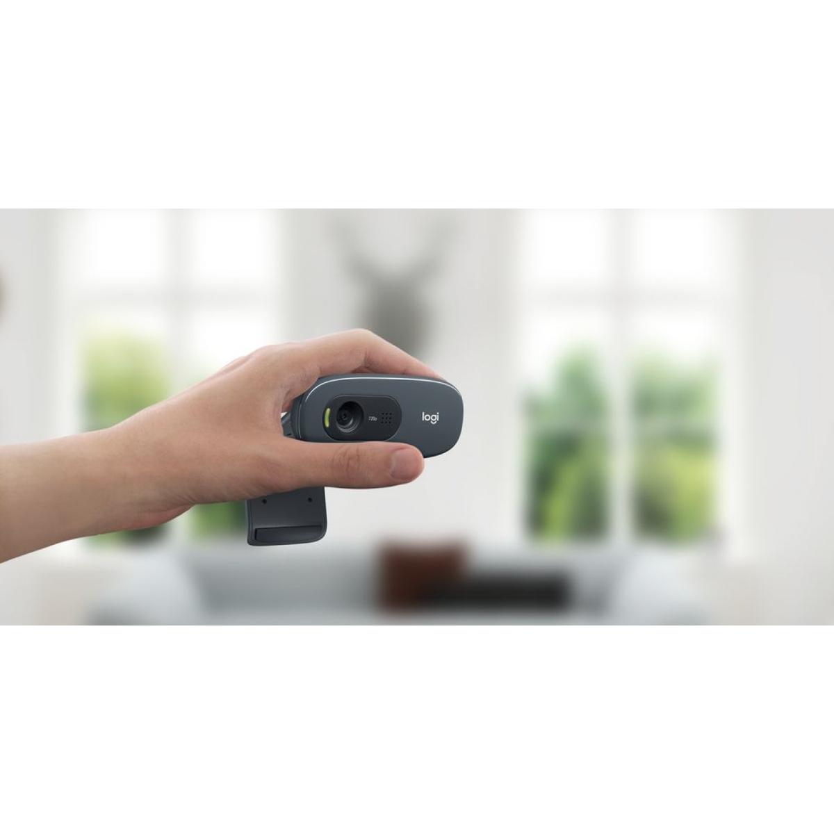 Logitech C270 Webcam HD 720p untuk Windows, Mac OS & Chrome OS