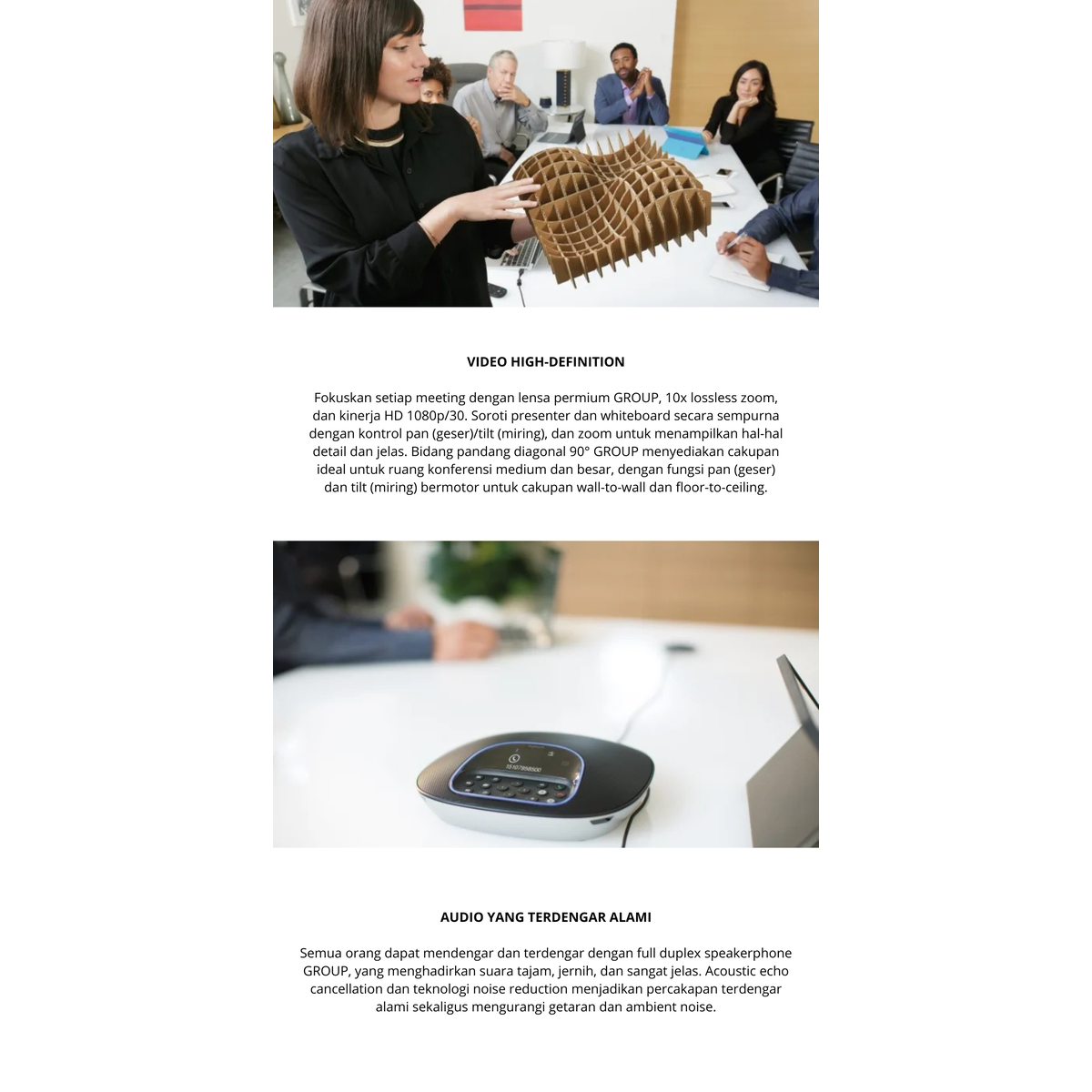 Product Introduction of Webcam Logitech Group Video Conferencing System 1