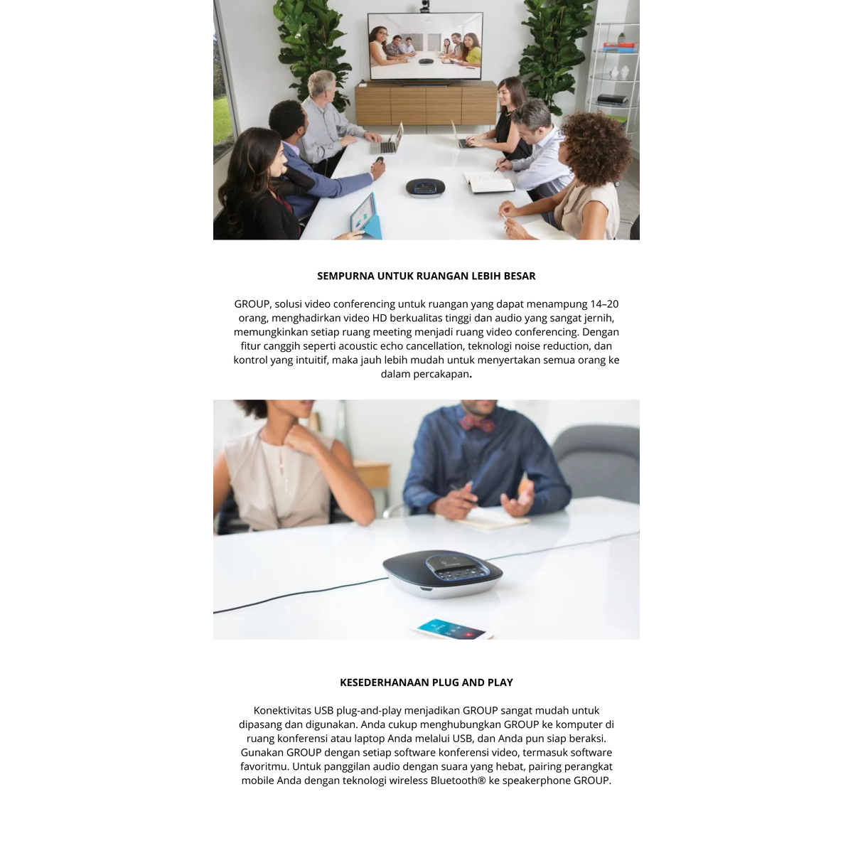 Product Introduction of Webcam Logitech Group Video Conferencing System 0