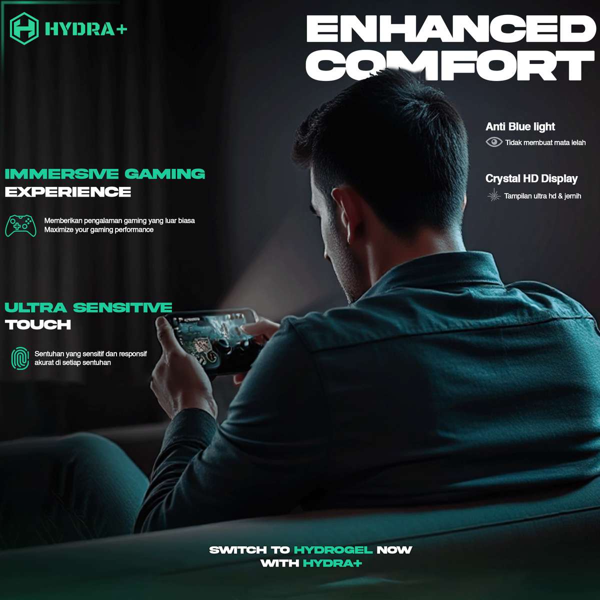 Product Introduction of HYDRA+ For Realme Pad - Anti Gores Hydrogel - NOT Tempered 4