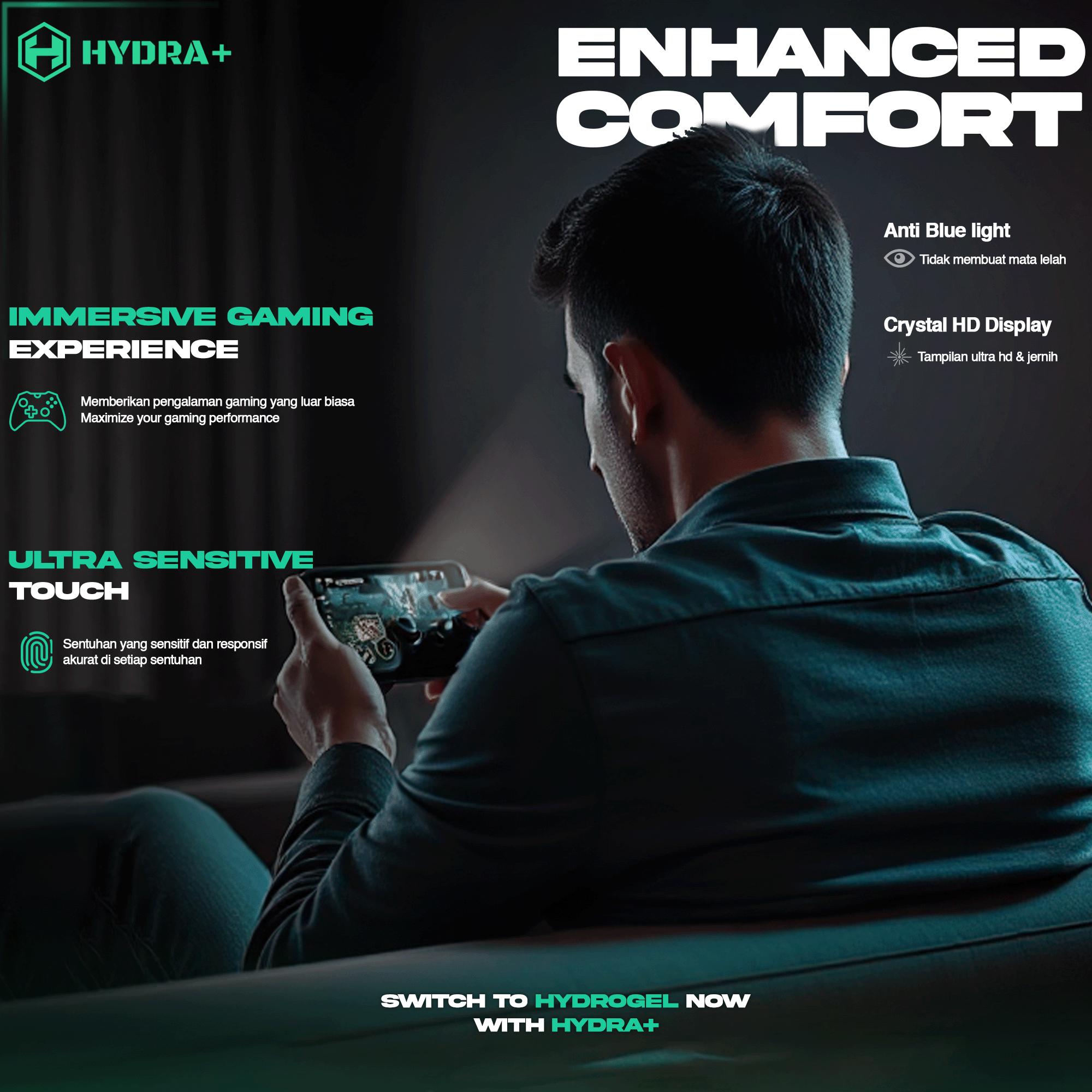 HYDRA+ For Xiaomi POCO PAD M1 - Anti Gores Hydrogel - NOT Tempered - Full HYDRA+ For Xiaomi POCO PAD M1 - Anti Gores Hydrogel - NOT Tempered - Full