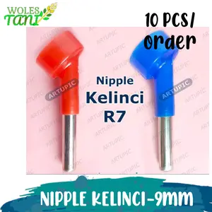 Nipel Nepel Kelinci Tutup Botol R7 Stainless 10 Pcs